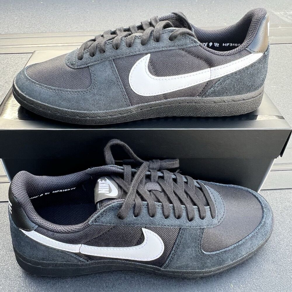 Nike Field General Ref Black White Mens 9.5 Shoes Sneakers Athletic HF3165-001